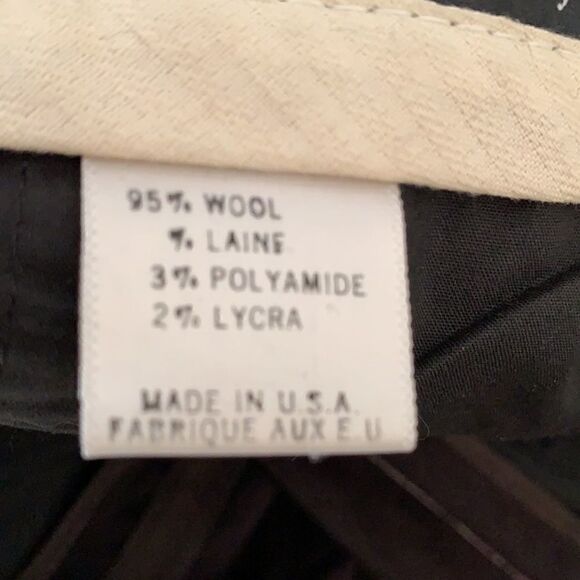 𝅺nwot Theory pinstripe wool blend trousers sz 4 - Picture 6 of 8